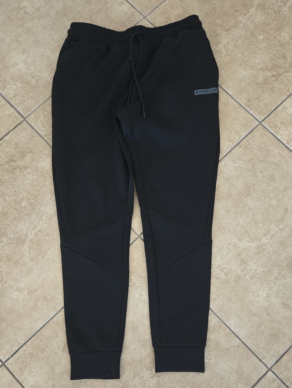 Hurley Black Slim Fit Fleece Joggers